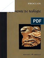 Proclos - Elemente de Teologie PDF
