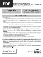 106 Engenharia Agronômica Ou Agronomia-Tipo A