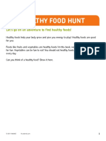 Fit Healthyfoodhunt Game