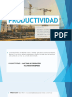 Productividad en Obra