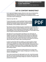 Class 01 CMC Understanding Content Marketing