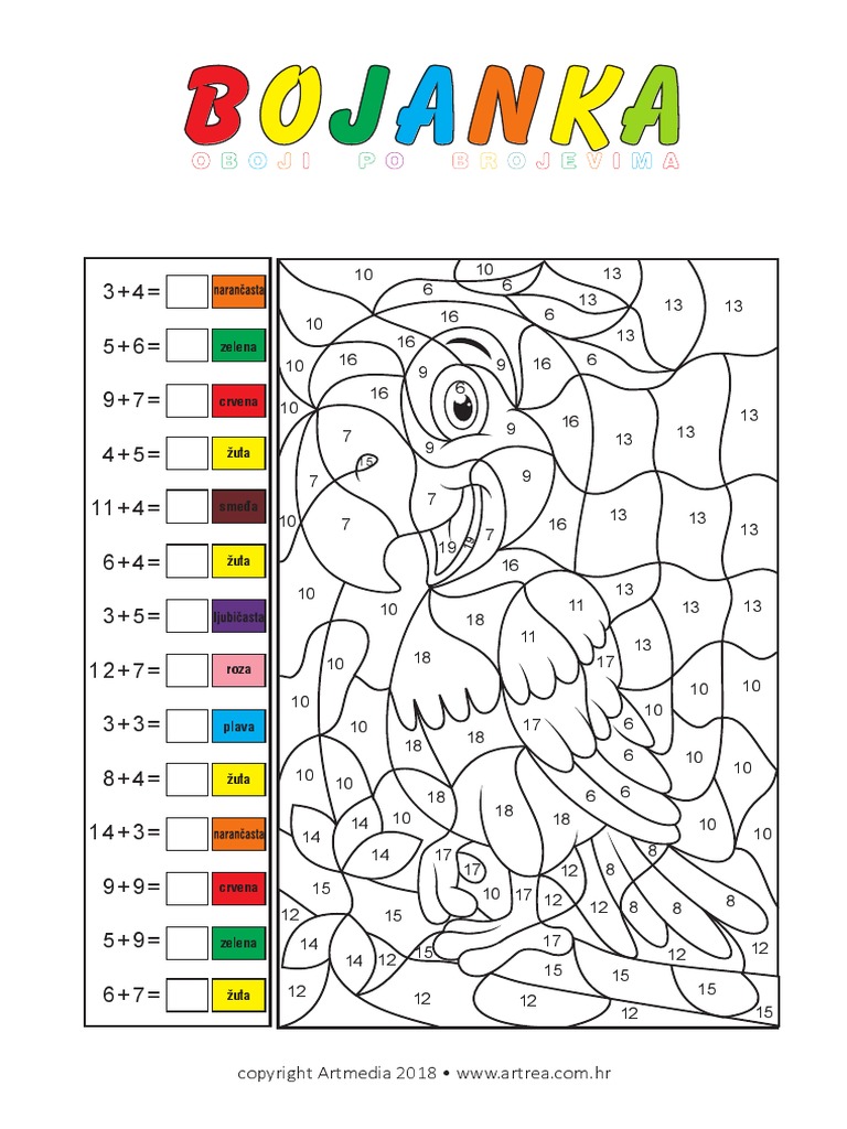 Matematička Bojanka 94D