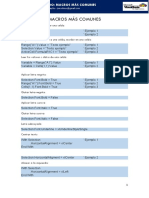 Funciones VBA Más Comunes