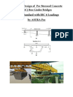 PSC Box Girder Bridge Design in IRC