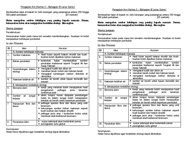 Contoh Soalan Esei Geografi Stpm - Selangor s