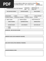 Incident Investigation Report Format No: HSE Format - 03 Rev. E Page 1 of 2