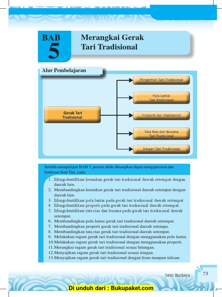 Bab 5 Merangkai Gerak Tari Tradisonal Pdf