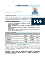 Asif Karim CV