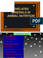 Benefits of Chelated Minerals in Animal Nutrition
