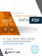 Modul Pelatihan Software Analisis Struktur SAP2000 