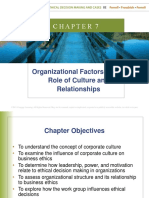 Organizational Factors: The Role of Culture and Relationships