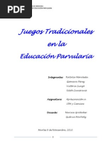 Juegos Tradicionales y su Relación con el Número.