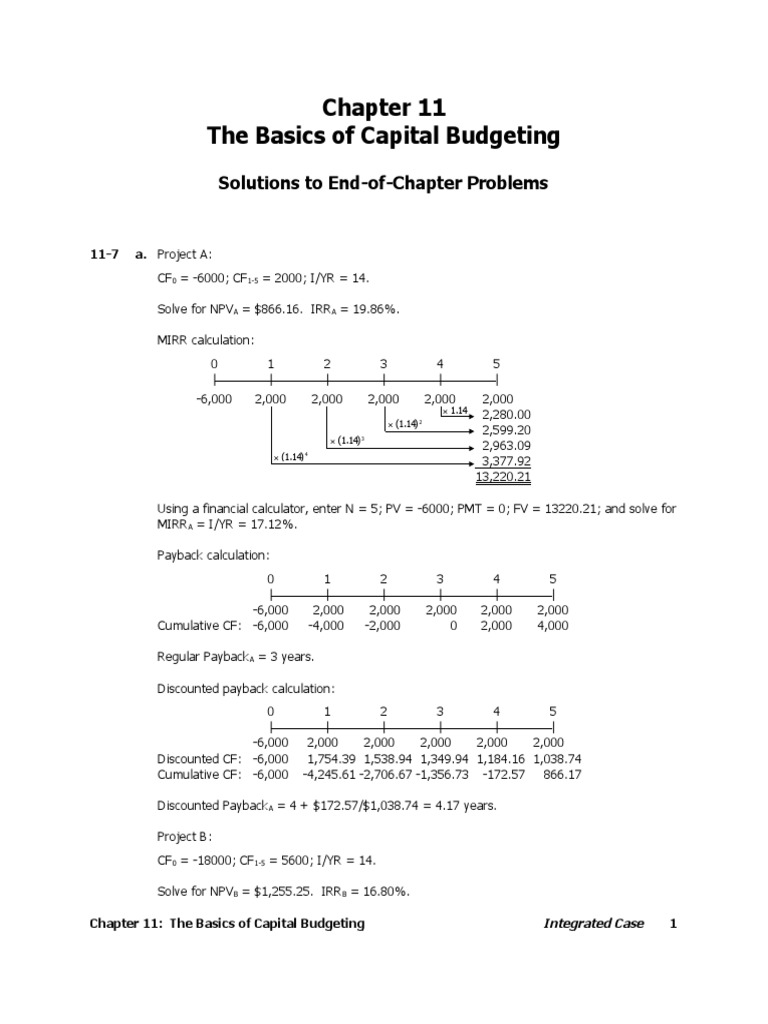 Calculating the Net Present Value and Internal Rate of Return of Projects L and S for Allied