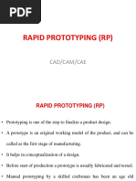 Rapid Prototyping (RP) : Cad/Cam/Cae