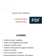 Audit de Mediu Paul Eugen Curs Master 2014-2015