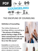 Discipline of Counselling