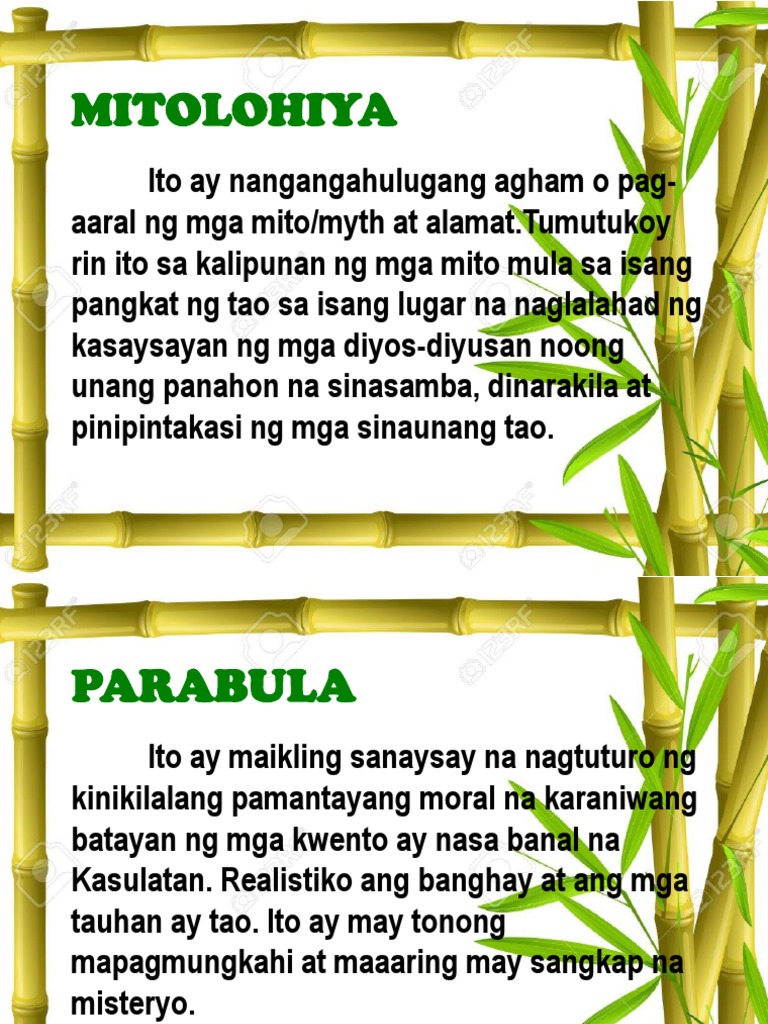 Panitikan | PDF