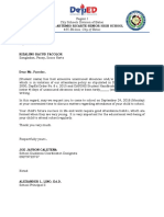 Region I City Schools Division of Batac General Artemio Ricarte Senior High School attendance policy letter