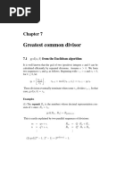 Greatest Common Divisor: A, B) From The Euclidean Algorithm