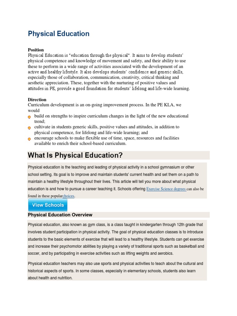 MEANING AND IMPORTANCE OF PHYSICAL EDUCATION PDF visual data 2
