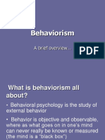 Behaviorism