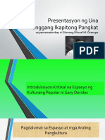 Presentasyon NG Una - Ikapitong Pangkat