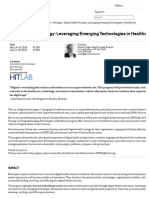 Digital Health Strategy_ Leveraging Emerging Technologies in Healthcare _ Executive Education
