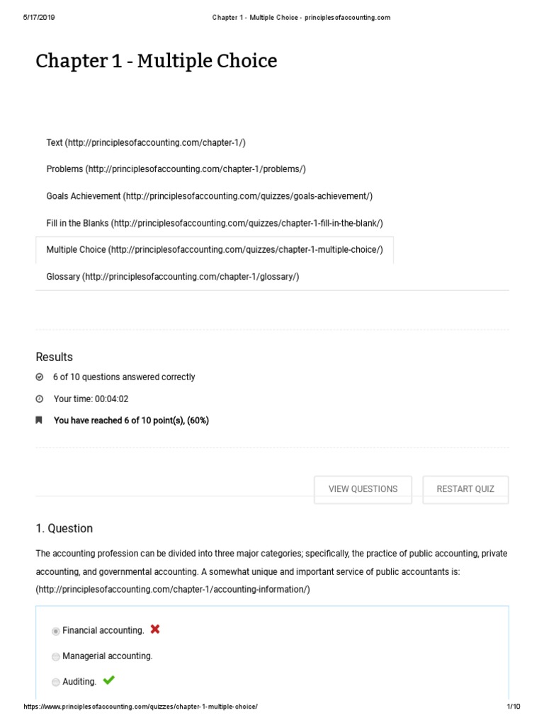 Quiz 1 PDF Retained Earnings Debits And Credits