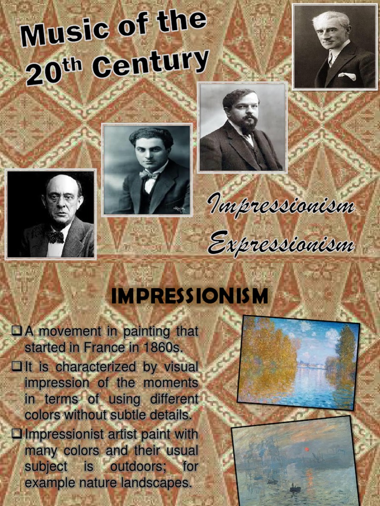 Impressionism and Expressionism Music (20th Century Music) PDF Impressionism Synthesizer