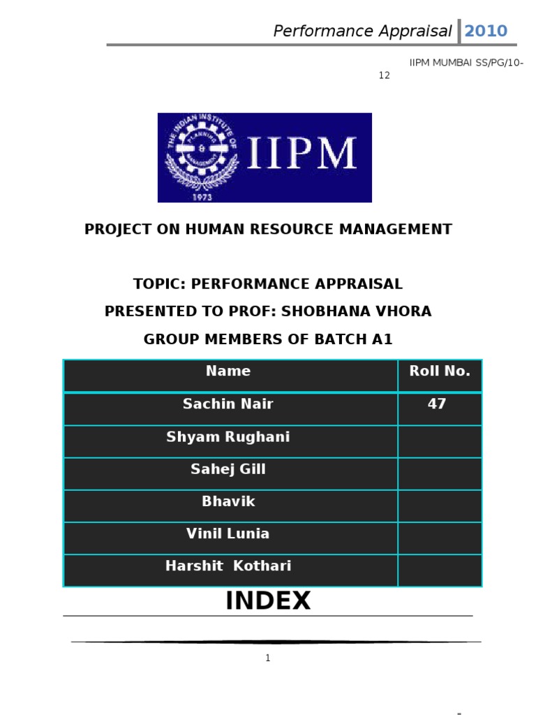 Performance Appraisal | PDF | Career & Growth | Self-Improvement