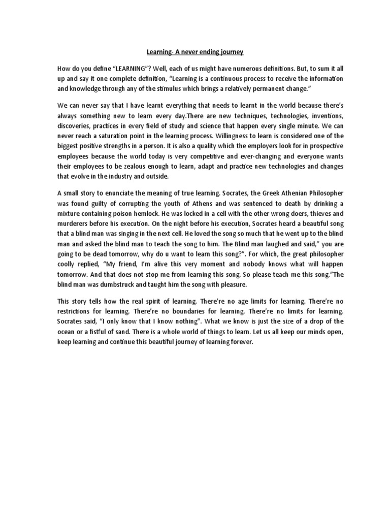 Learning | PDF | Philosophy | Science & Mathematics