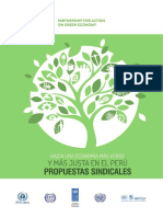 Hacia una economía más verde y más justa en el Perú. Propuestas sindicales. (2016)