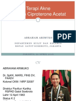 Terapi Akne Ciproterone Acetate Oleh Dr. Abraham Arimuko SPKK Mars Finsdv Faadv