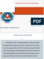 Pisikiologi Industri Dan Organisasi