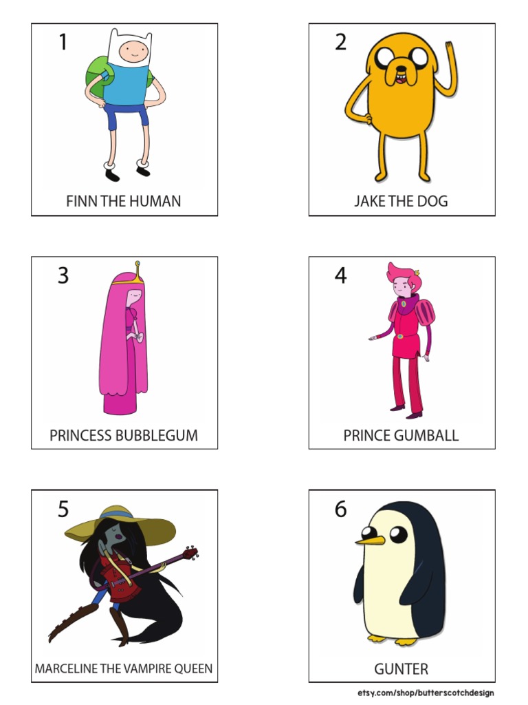 Adventure Time Character List | PDF