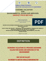 14 Market Price Method Economic Valuation