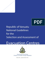 Evacuation Centres Guidelines