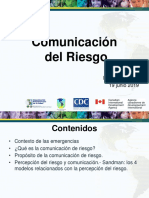 Comunicación Del Riesgo