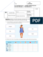 Evaluación #1 Ciencias N