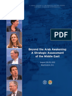 Beyond The Arab Awakening: A Strategic Assessment of The Middle East