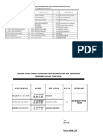 Jadwal Ujian Syafahi Dan Daftar Nama Santri Semester 1 2018-2019