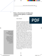 Financiamento Da Educação Brasil Portugal PDF