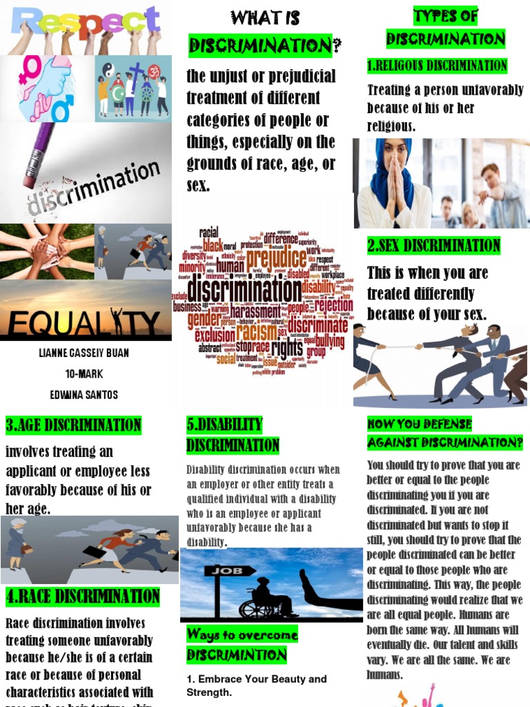 What Is Discrimination | PDF | Ageism | Sexism