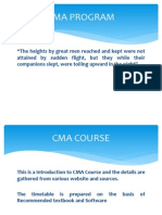Introduction CMA Program