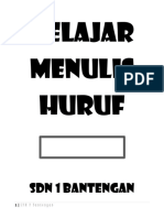 Belajar Menulis Huruf