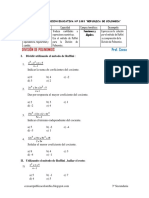 Problemas de Division de Polinomios Por El Metodo de Ruffini Ccesa007