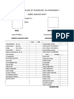 FSD Analysis Sheet