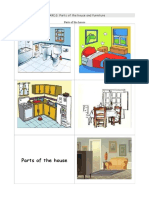 Parts of the House & Furniture Flashcards for Kids