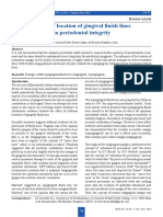 (Iihfwvriorfdwlrqrijlqjlydo¿Qlvkolqhv On Periodontal Integrity