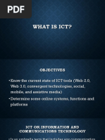 What is ICT